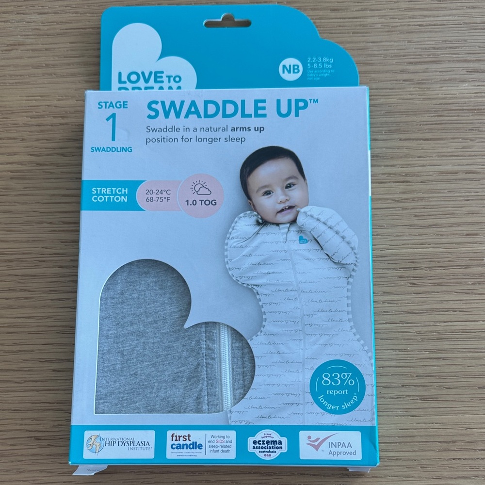 Love to Dream Swaddle Up - Soft Gray